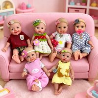 Poupée Reborn en Silicone Plein Corps de 30 cm, Expression Vive, Yeux Ouverts, Corps Souple, Idéale pour les Collectionneurs d'Art et les Cadeaux pour Enfants
