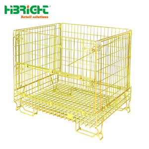 Cage de rangement en fil métallique pliable haute résistance avec capacité de charge élevée - Product Image 6