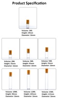Haute Qualité 3ml 5ml 10ml 12ml Rouleau sur Bouteille En Verre Tube Cosmétique scellé Huile Essentielle Tubes Conteneurs