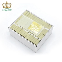 Haute qualité 4.33X4.33cm 24K 99% véritable feuille d'or feuilles faciales en métal pur pour le visage