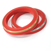 Joints d'étanchéité Red Fig 1502 avec anneaux anti-extrusion en acier inoxydable et en laiton