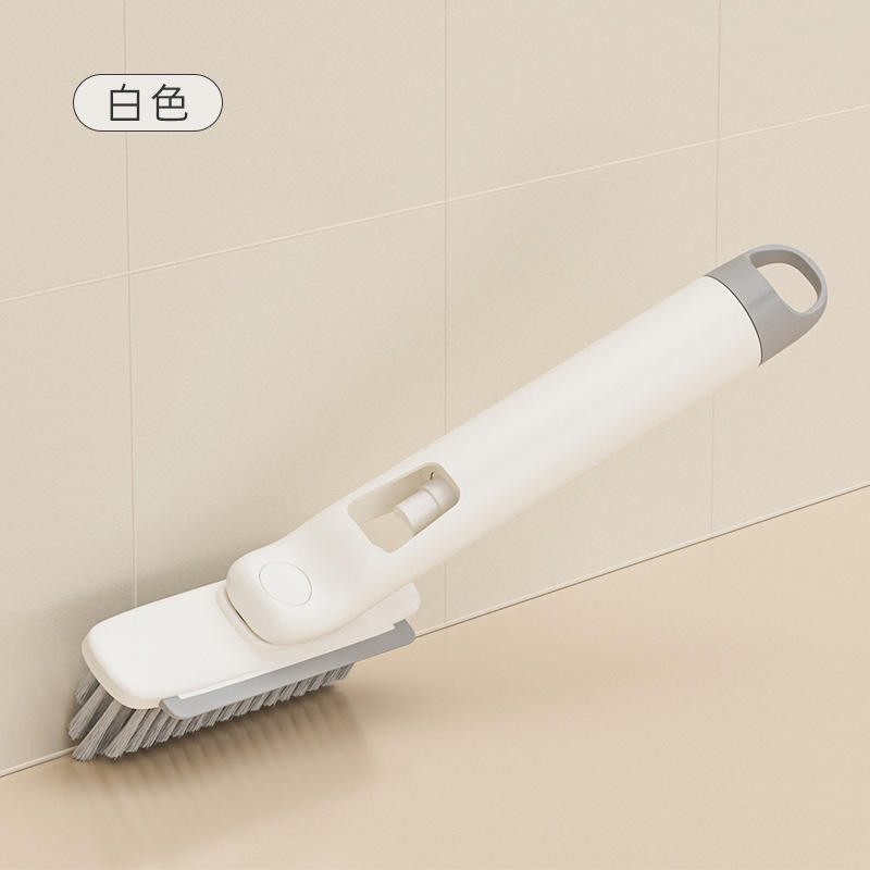 3-in-1 Crevice Brush [White, Spray, Brush, and Scraper in One]