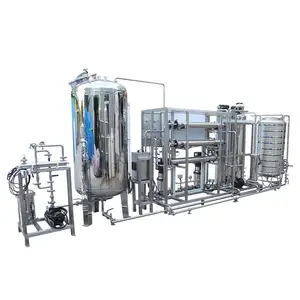 3000L/H 3T/H FRP Tank Semi-Automatic Single Stage Standard Self Cleaning Water Filter RO Reverse Osmosis Plant Machine