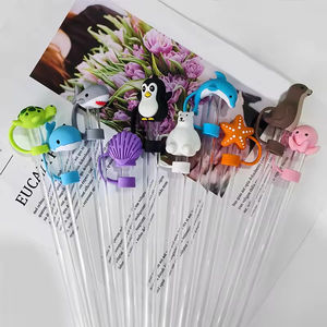 Cubiertas de Silicona <span class=keywords><strong>para</strong></span> Pajitas con Forma de Animalitos de 0.4 Pulgadas <span class=keywords><strong>para</strong></span> Vasos Stanley, <span class=keywords><strong>Tapas</strong></span> Antipolvo <span class=keywords><strong>para</strong></span> Accesorios de Vasos Stanley - Product Image 5