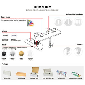 Nuevo Diseño Bidé Desmontable Ultrafino para Inodoro OEM/ODM con Boquilla Autolimpiante y Agua Fría - Product Image 5