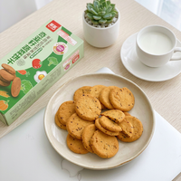 Bulk groothandel OEM vezelrijke dagelijkse traktatie chiazaad groente knapperige koekjes voedzame gezonde snack biscuits korte biscuits