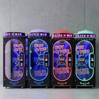 Usine rose Date coupe prix Machine monnayeur gros jouet cadeau distributeur automatique jeu d'arcade Machine prix jeu griffe Machine