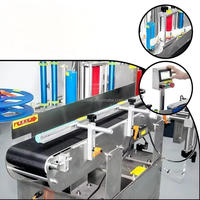 Machine d'étiquetage horizontale GMP pour flacons, ampoules et liquides oraux, avec positionnement de précision, automatique, électrique, pour boîtes métalliques et cartons