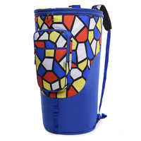 Tambour Djembé de 12 pouces en nylon, avec étui de transport portable à fermeture à loquet et bandoulière réglable, modèle CG pour la musique africaine