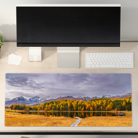Alfombrilla de Escritorio Personalizada OEM ODM con Diseño de Paisaje, Alfombrilla para Ratón de Gran Tamaño con Impresión de Paisaje Natural, Alfombrilla para Teclado de Computadora al por Mayor