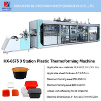 Machine de thermoformage entièrement automatique à pression positive/négative pour contenants alimentaires à emporter et boîtes d'emballage pour hot pot