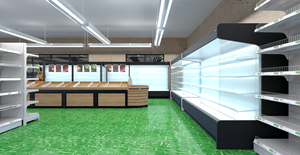 Highbright One-stop <strong>Retail</strong> <strong>Solution</strong> Service Supermarket <strong>Display</strong> System Layout Design - Product Image 3