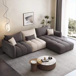 यसी इतालवी लक्जरी चमड़े के सोफे आधुनिक और सरल बिल्ली खरोंच चमड़े के तीन व्यक्ति सीधे पंक्ति रहने वाले कमरे सोफे संयोजन - Product Image 2