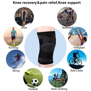 Slimme Gezondheid Verstelbare Power Knie Brace Elastische Gewricht Ondersteuning Compressiehuls Beschermende Flexibele Paar Met Kniebeschermers - Product Image 4