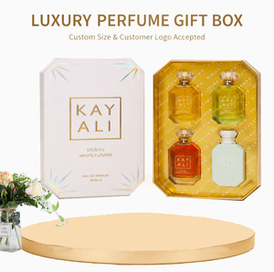 Confezione Regalo Ecologica Riutilizzabile di Lusso per <span class=keywords><strong>Profumo</strong></span>, Set di 4 Flaconi da <span class=keywords><strong>30</strong></span> <span class=keywords><strong>ML</strong></span>, <span class=keywords><strong>Profumo</strong></span> Kay Ali - Product Image 1