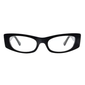 Vintage Acetate Optical Unisex's Ultra-light Myopic Eyewear Nearsighted Glasses Frame Wholesale Rectangle Eyeglass Frames