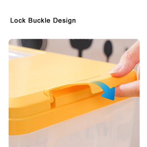 Nhà Bếp 13L Ngũ Cốc Lưu Trữ Hộp Bin Hạt Đa Chức Năng Nhựa Gạo Lưu Trữ Container Với Trượt Nắp - Product Image 4