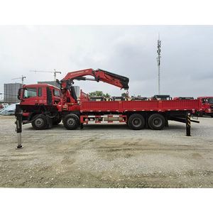 Camion grue articulée Sinotruk Ho Wo 8x4 16 tonnes pour la construction routière, levage et transport - Vente directe usine - Product Image 5