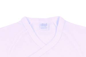 Blanc Unisexe Manches Longues Tissu Doux et Confortable-Fitting Wrapover Body Marque Italienne de Gros pour l'Exportation en Vrac - Product Image 2