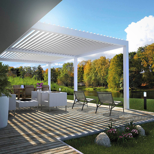Al aire libre balcón policarbonato sistema de techo de patio de jardin desplegables impermeable a prueba de viento markise terraza de aluminio pérgola - Product Image 1