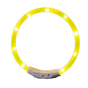Collare per cani regolabile notte luminoso Anti-morso Anti-smarrimento per animali domestici per personalizzare il collare di ricarica per cani comodi - Product Image 5