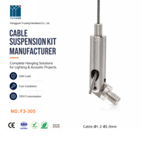 Pince à câble réglable à articulation pivotante avec sortie latérale pour suspension d'éclairage, fabricant OEM ODM