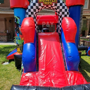 Kommerzielle Monster Truck Kleinkind Mini Infla table Bounce House Combo Kinder Indoor aufblasbare Türsteher Spring burg - Product Image 3