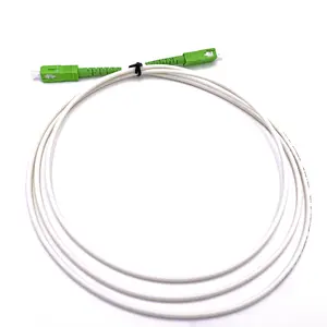 20m fiber optic cable (white) for Orange Livebox SFR Bouyger Telecom BBOX, SC-APC to SC-APC single-mode fiber optic garter