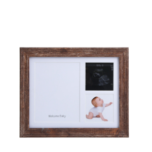 Marco de Fotos de Madera Blanca Envejecida para Registro de Crecimiento del Bebé, para Imágenes de Ultrasonido y Recién Nacidos, Decoración para Cuarto de Bebé - Product Image 2
