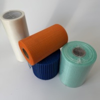 Kain Jaring Fiberglass C-Glass 125GSM Elastisitas Tinggi Tahan Alkali Tenunan Polos Putih Bahan Bangunan Penguat Dasar Eifs