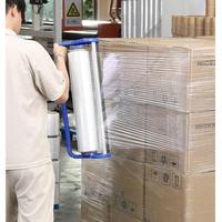 Film étirable transparent en PE 15-25 microns, prix usine, pour emballage manuel ou machine, idéal pour le conditionnement de marchandises logistiques sur plateaux