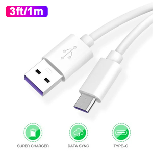 Chất lượng cao USB Type-C sạc cáp dữ liệu siêu tốc độ sạc cáp cho Huawei Samsung mi hệ thống Android - Product Image 5