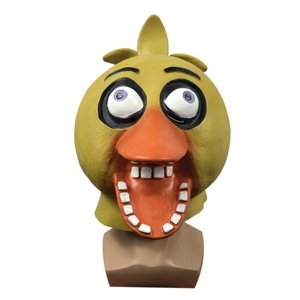 Costumes de Cosplay pour adultes, Costume d'halloween effrayant, Latex Animal jaune masque de <span class=keywords><strong>canard</strong></span> - Product Image 1