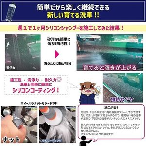 Champú de Alta Calidad con Revestimiento de Silicona Japonesa NAGARA CARWASH P10-06, Accesorios para Lavado de Autos, 1 Año de Duración - Product Image 5