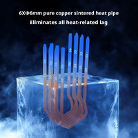 High Performance CPU Cooler 280W TDP 6 Heatpipe Dual Tower ARGB CPU Air Cooler 1800RPM HDB Bearing for AM5 LGA1700