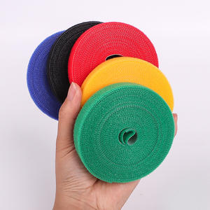 Attaches-câbles en nylon écologiques double face, imperméables, à boucles auto-agrippantes, pour le rangement à la maison, au bureau, en classe - Product Image 1