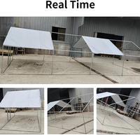 Enclos Métallique Grand Format Accessible sur Mesure pour Volailles en Gros – Poulailler d'Élevage pour Poules Pondoir