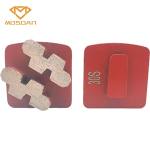 Redi Lock Plaque de meulage diamantée agressive à double segment serpent pour sol en béton - Product Image 1