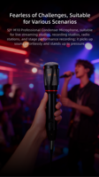 Microphone sans fil dynamique portable personnalisable pour karaoké, récepteur universel à chargement Type C, monocanal
