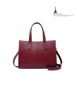 กระเป๋าโท้ทหนังแท้ขนาดใหญ่สำหรับผู้หญิง แฟชั่นใหม่ คุณภาพสูง กระเป๋าธุรกิจเรียบง่าย กระเป๋าสะพายไหล่ผู้หญิง - Product Image 4