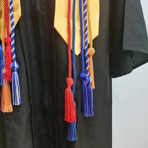 <span class=keywords><strong>Cordons</strong></span> de Graduation Honor multicolore rouge/or <span class=keywords><strong>Cordons</strong></span> de Graduation avec Drop - Product Image 6