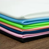 Tissu pour vêtements en polyester interlock respirant, à séchage rapide, pour la mode personnalisée et les loisirs
