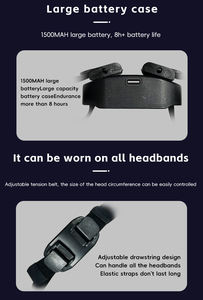 RGB発光LEDメガネDIY GIFダイナミックアプリUSB充電式ライトグラス屋外用点滅パターン付き - Product Image 4