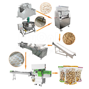 <span class=keywords><strong>MY</strong></span> Machine automatique pour fabrication de barres chocolatées à base de muesli et de protéines, prix de la machine à fabriquer des bonbons au riz soufflé. - Product Image 3