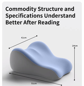 Thoải Mái Văn Phòng Nhà Xe Đầu Hỗ Trợ Gối Bộ Nhớ Bọt Trở Lại Đệm Lưới Dệt Kim Đệm Cho Cổ Ghế Bao Gồm tựa Lưng - Product Image 3