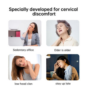 गर्भाशय ग्रीवा मालिश गर्दन रक्षक गर्दन के रक्षक, गर्म आवाज पल्स रिमोट कंट्रोल के साथ गर्दन ग्रीवा बहुक्रियाशील मालिश - Product Image 6