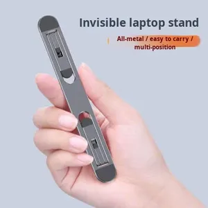 <span class=keywords><strong>Support</strong></span> de <span class=keywords><strong>tablette</strong></span> <span class=keywords><strong>PC</strong></span> pliable et léger en plastique/silicone, portable, 10-15,6 pouces, <span class=keywords><strong>support</strong></span> ergonomique pour ordinateur portable, refroidissement, prévention - Product Image 3