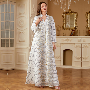 Elegant Eid Dresses Qatar - Maxi Abaya with Embroidery
