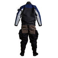 Combinaison étanche sur mesure pour la plongée technique, imperméable et coupe-vent avec joints en latex/aux poignets, fabriquée en Chine