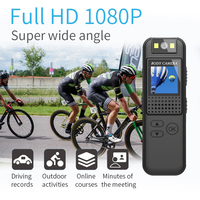 Caméra corporelle Full HD 1080P, caméra de sport extérieure CS08, mini caméra portable alimentée par batterie, enregistreur vidéo avec carte SD